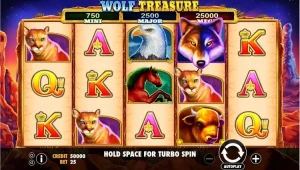 Jogo caça-níqueis Wolf Treasure