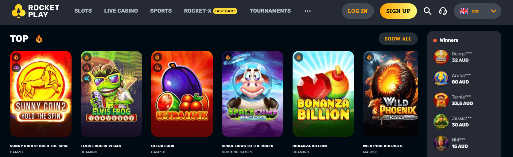 Best Game RocketPlay Casino 