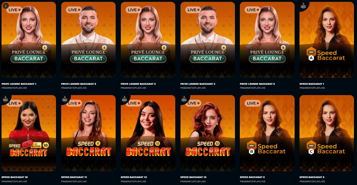 RocketPlay Baccarat 3