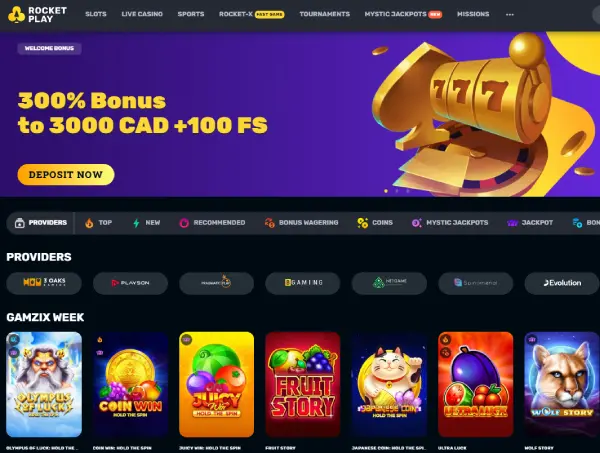 LIVE CASINO ROCKETPLAY